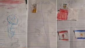 Niño en Brasil hizo un Álbum Panini manual por falta de dinero