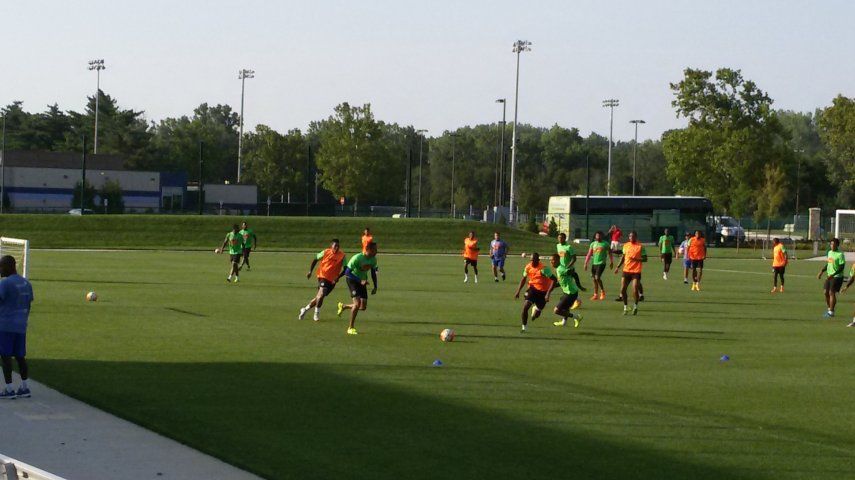Panamá entrena otra vez al completo en Kansas City