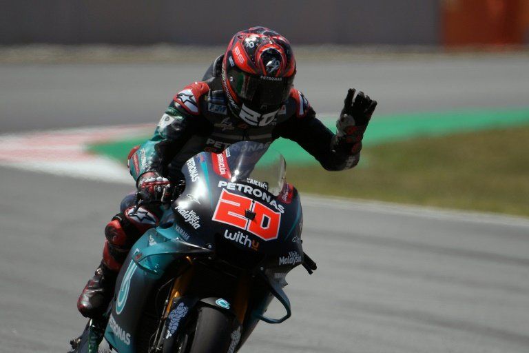 Quartararo brilla en los ensayos del GP de los Países Bajos, marcados por la caída de Lorenzo