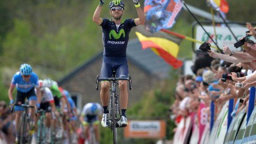 El español Alejandro Valverde gana la Flecha Valona