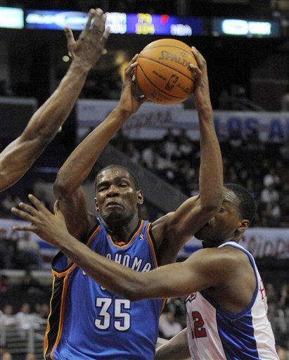 NBA: Thunder 83, Clippers 79; Durant apoya triunfo con 30 puntos