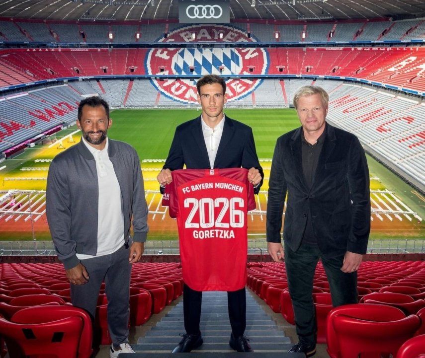Leon Goretzka extendió su contrato con el Bayern Múnich