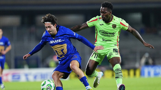 José Luis Rodríguez brindó asistencia ante los Pumas de Adalberto Carrasquilla