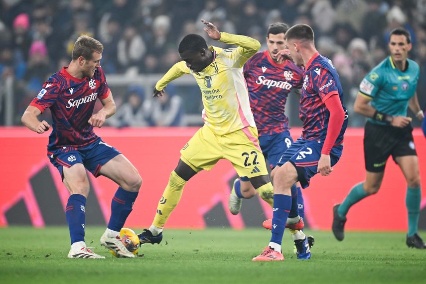 La Juventus igualó con el Bolonia en la Serie A