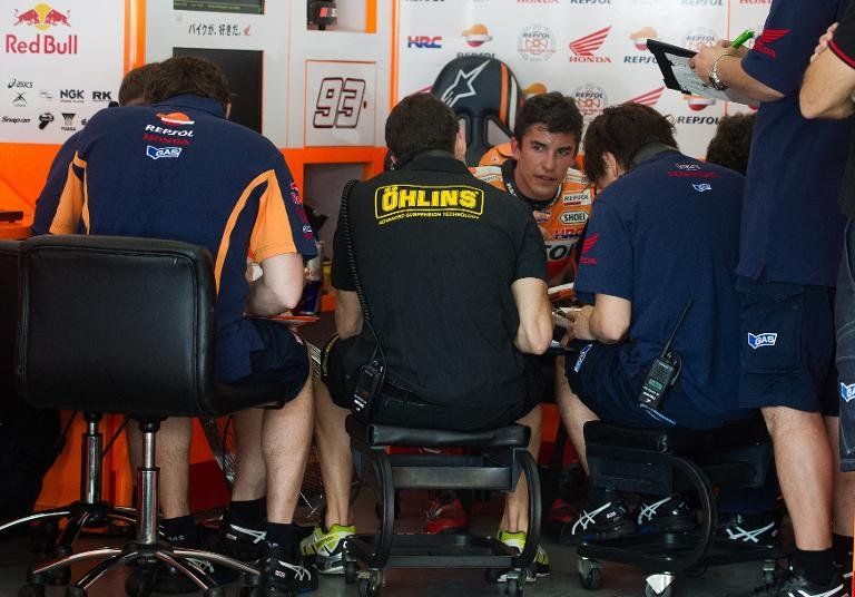 Marc Márquez, el más rápido en el segundo día de ensayos en Sepang