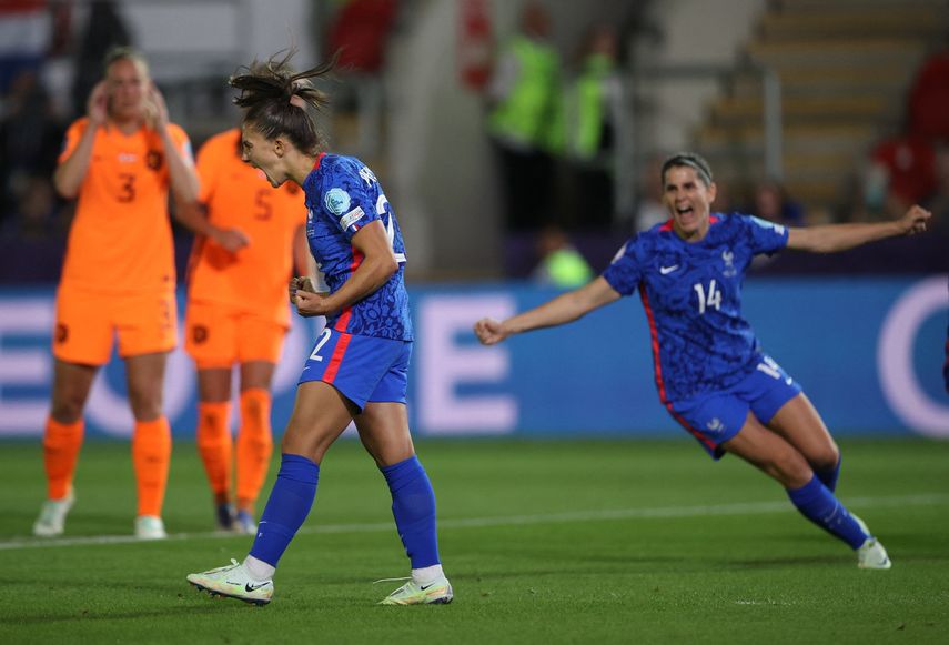 Eurocopa Femenina: Francia avanza a semifinales en Rotherham