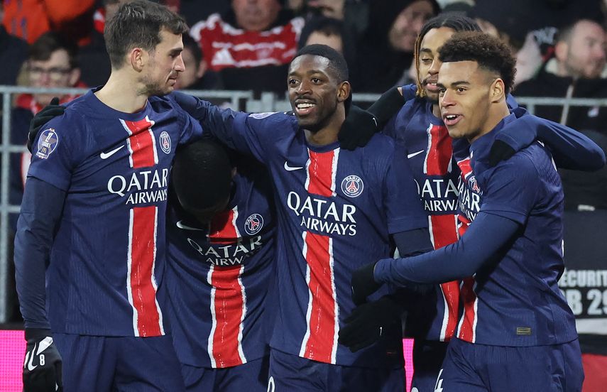 PSG golea al Stade Brestois en la Ligue 1