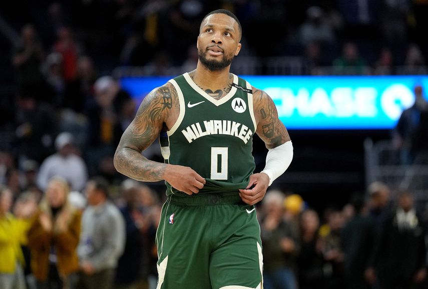 NBA: Bucks esperan el regreso de Damian Lillard que figura como cuestionable