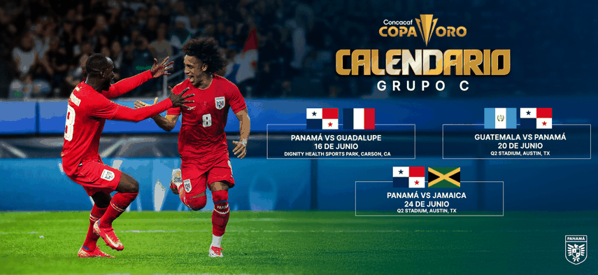 Calendario de Panamá de la Copa Oro 2025