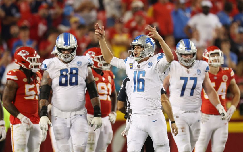 NFL: Los Detroit Lions sorprendieron a los Chiefs