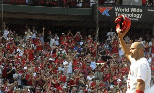 Pujols el jugador de la última semana en la Nacional