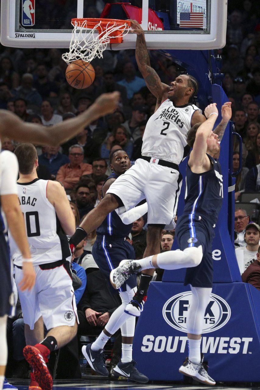 Leonard y Clippers superan a Mavs, que pierden a Powell