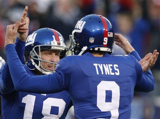 NFL: Giants 34, Falcons 31, tiempo extra; Tynes patea para ganar