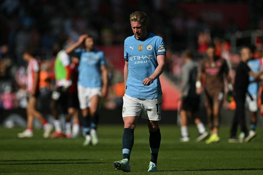 El Manchester City igualó con el Southampton en la jornada 36 de la Premier League