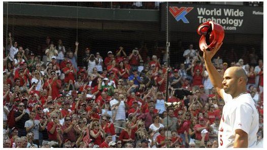 Pujols el jugador de la última semana en la Nacional