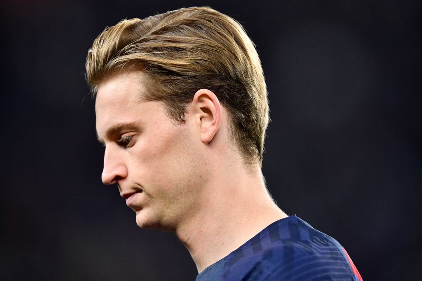 El Barcelona confirma lesión de Frenkie de Jong