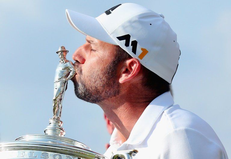 Golfista español Sergio García gana el Campeonato Byron Nelson de la PGA