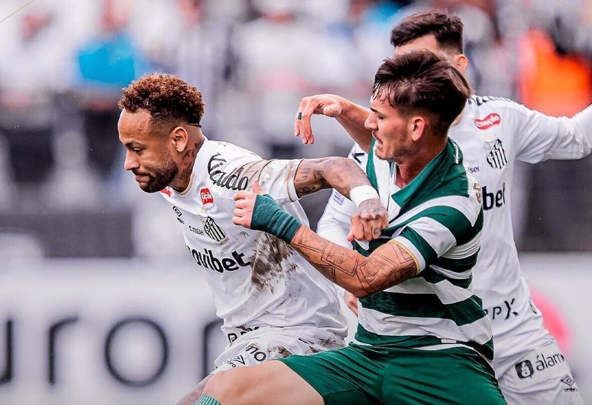 Santos de Neymar Jr cae por goleada ante Coritiba en su último partido antes de la lista de Brasil