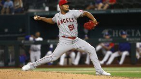 Jaime Barría, lanzador de los Angels en la MLB.