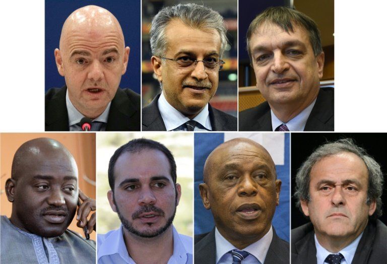 Siete candidatos oficiales para presidir la FIFA