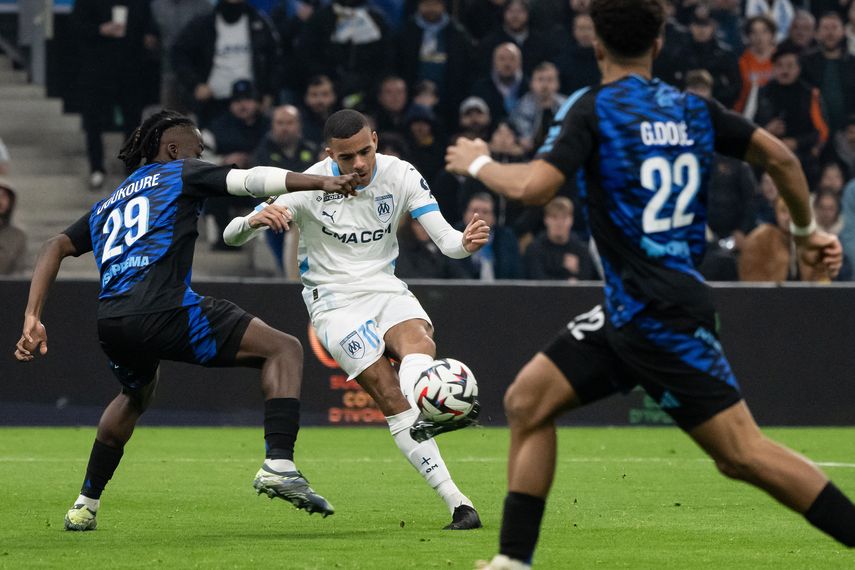 Olympique Marsella empata sin Michael Amir Murillo ante Estrasburgo