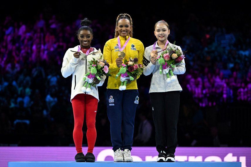 Rebeca Andrade Es Campeona Del Mundo En Salto Tras Derrotar A Simone Biles