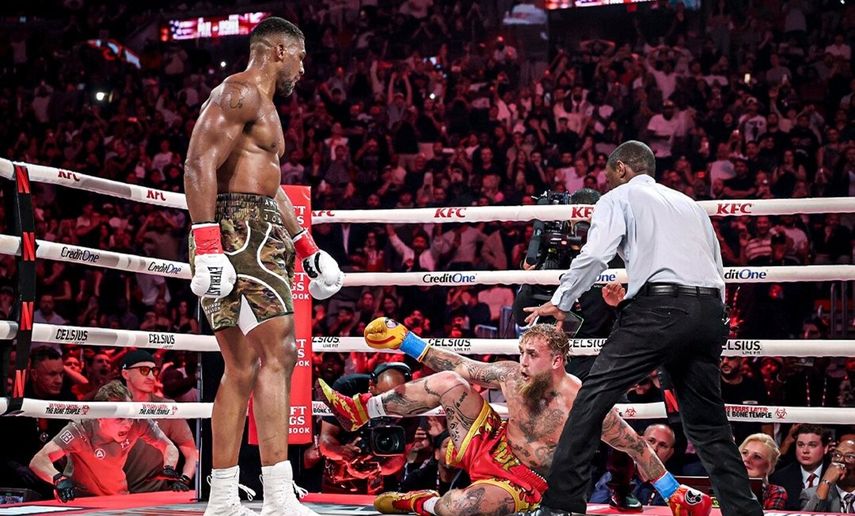 ¿Qué lesión sufrió Jake Paul después de KO ante Anthony Joshua?