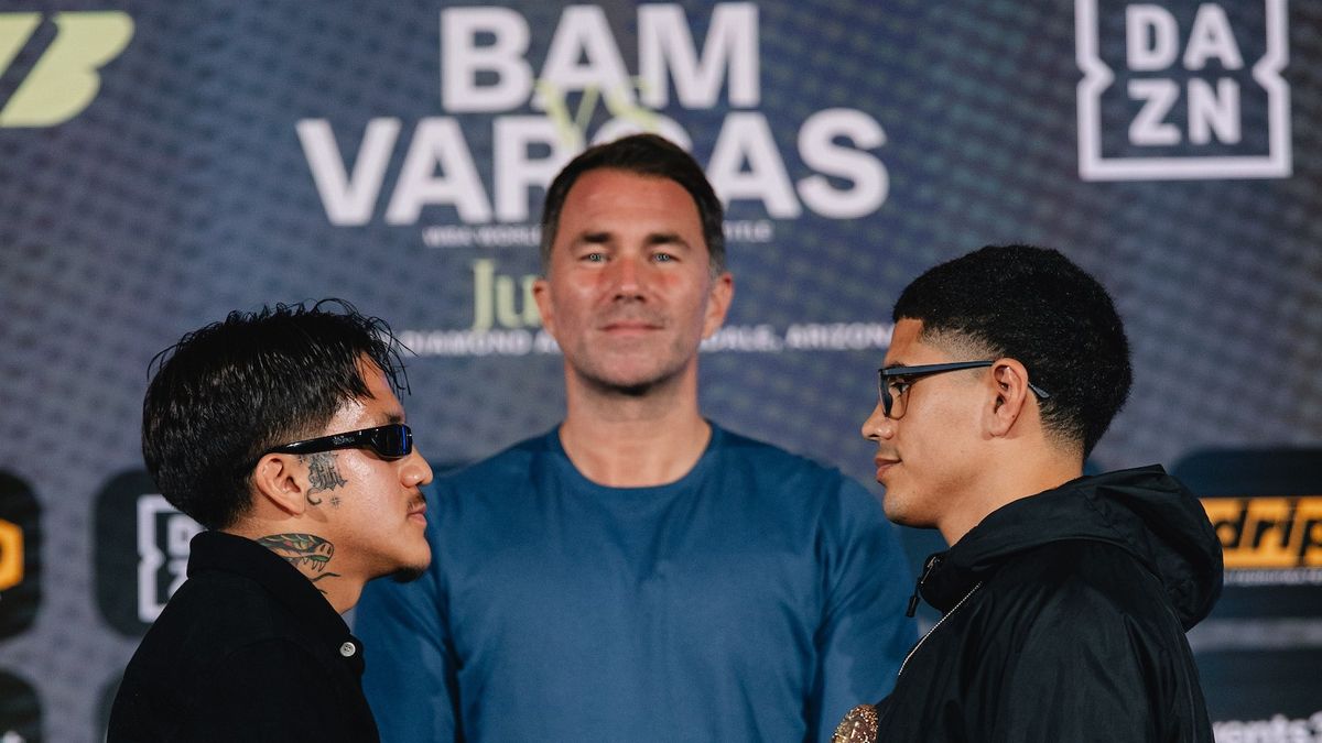 Bam Jesse Rodríguez y su primer cara a cara ante el campeón peso gallo Antonio Vargas Bam Jesse Rodríguez y su primer cara a cara ante el campeón peso gallo Antonio Vargas