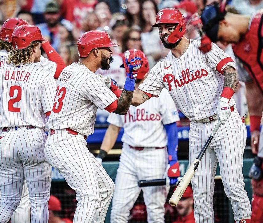 MLB: Edmundo Sosa conectó cuadrangular en el triunfo de los Phillies