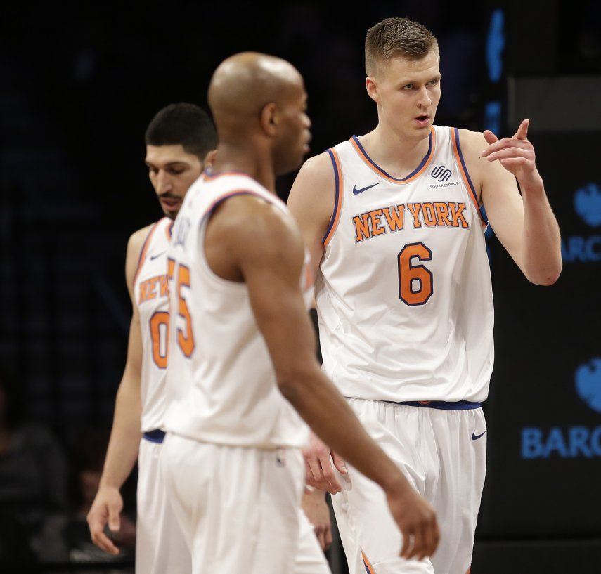 Porzingis y Beasley llevan a Knicks a triunfo sobre Nets