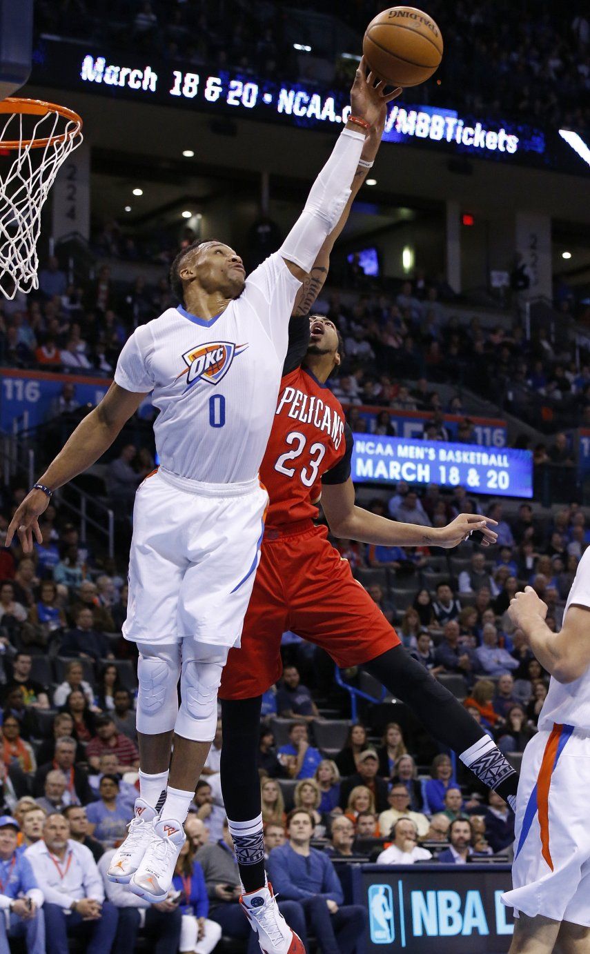 Westbrook anota 23 puntos, OKC vence a Pelicans