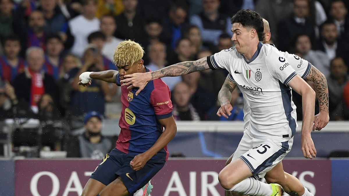 Champions League: Hay que reconocer lo bueno que es Lamine, Alessandro Bastoni