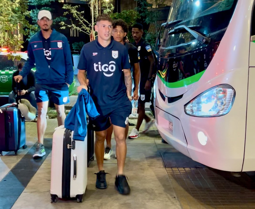 La Selección de Panamá aterrizó en Chile para su amistoso
