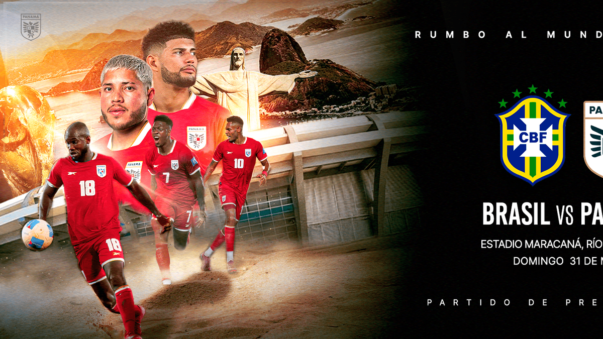 Selección de Panamá enfrentará a Brasil en el Estadio Maracaná