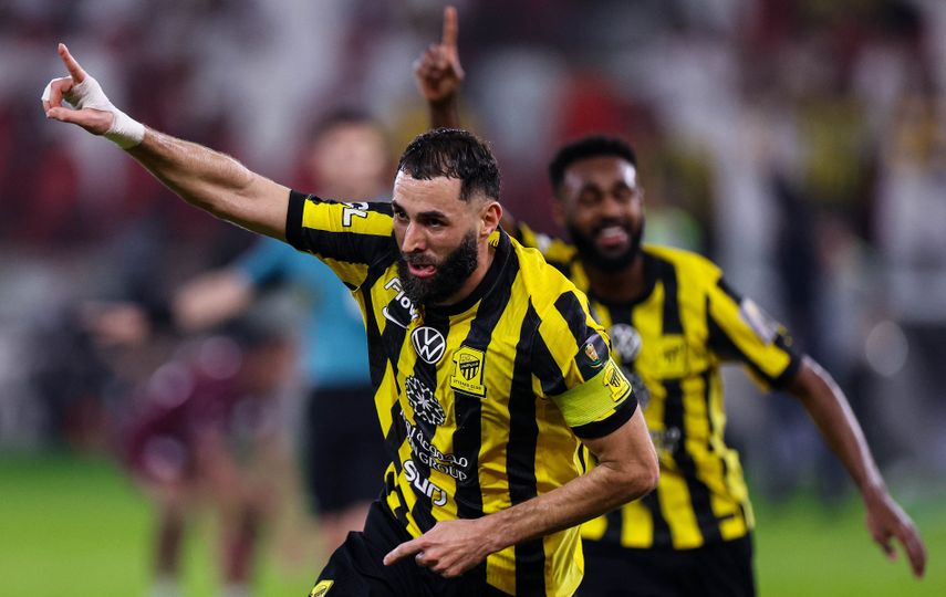 Karim Benzema anota Hat Trick para que Al Ittihad vaya a semis de Copa