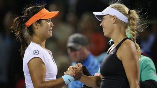 Li vence a Wozniacki y avanza a semifinales del torneo de Miami