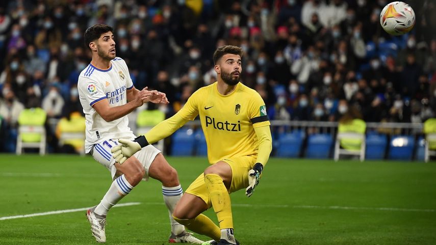 Marco Asensio le dio el triunfo al Real Madrid ante el Granada