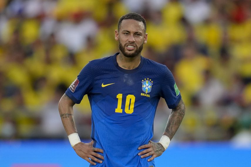 Neymar es baja con Brasil en eliminatorias.