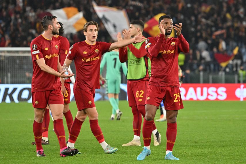 Europa League: La Roma doblegó a la Real Sociedad en la ida de los 8vos de Final