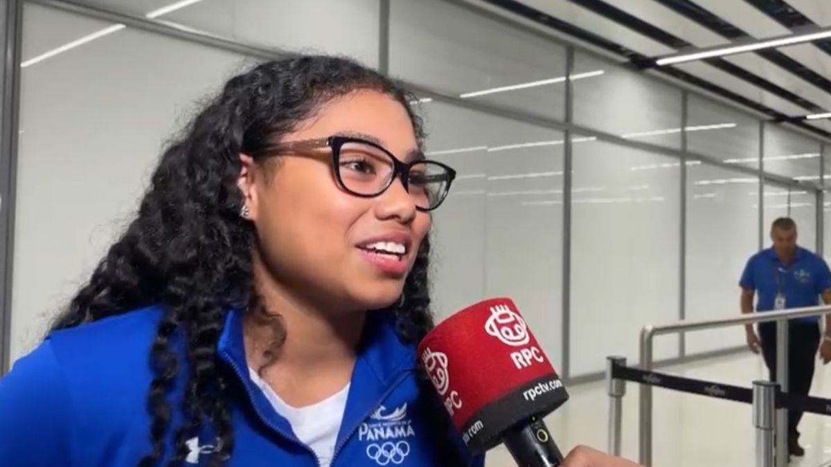 Hillary Heron llegó a Panamá después de hacer historia en el Mundial