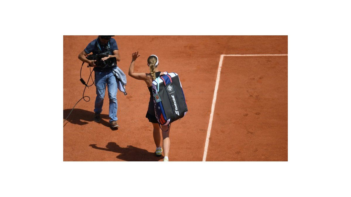 Kasatkina apea de Roland Garros a la número dos del mundo Caroline Wozniacki