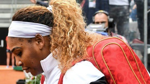 Serena Williams se retira del torneo de Roma por lesión