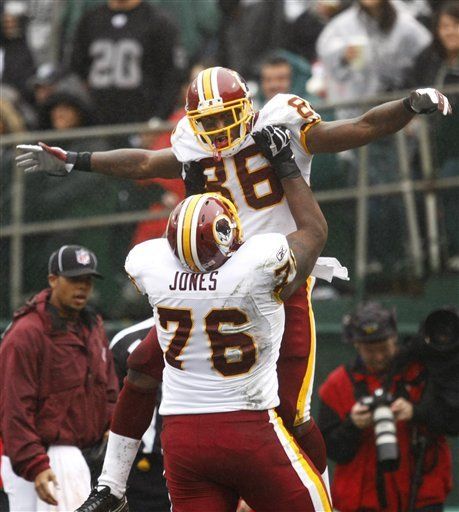 NFL: Redskins 34, Raiders 13