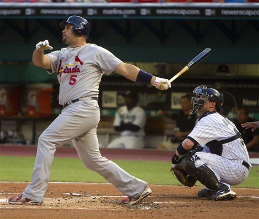 Pujols produce cuatro carreras en victoria de Cardenales