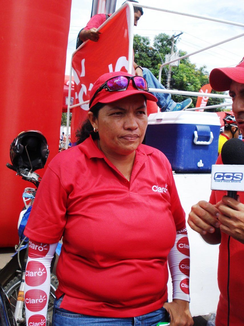Ibeth Madrid: estoy contenta de toda la organización de la Vuelta a Chiriquí