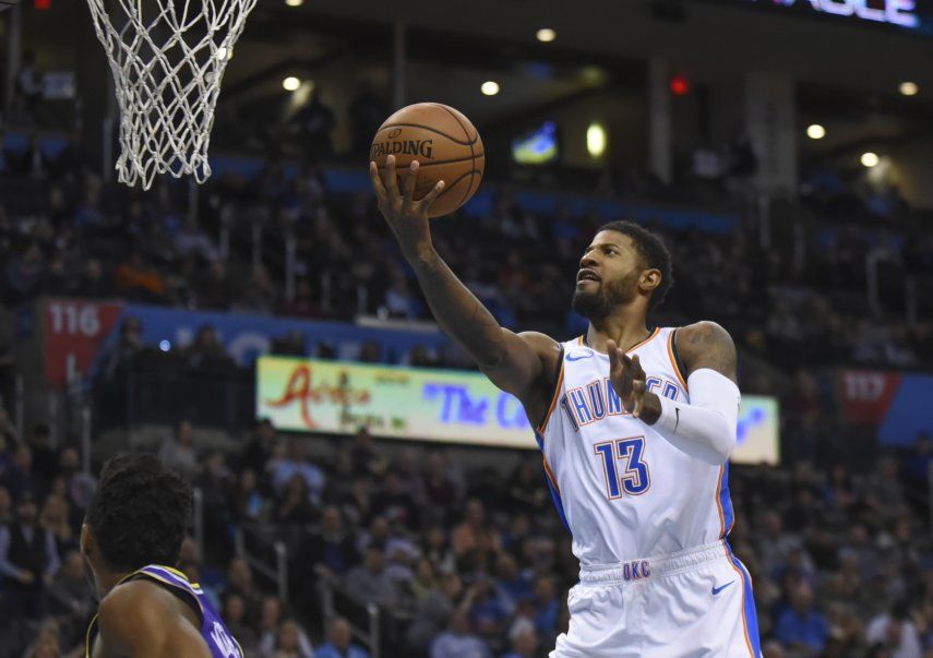 George aporta 31 puntos a triunfo de Thunder sobre Jazz