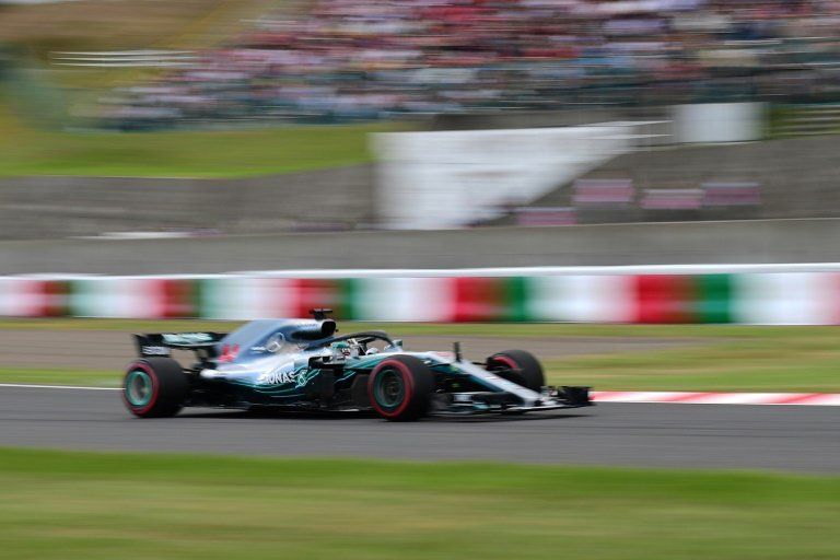 Hamilton, el más rápido bajo la lluvia en los primeros libres del GP de EEUU