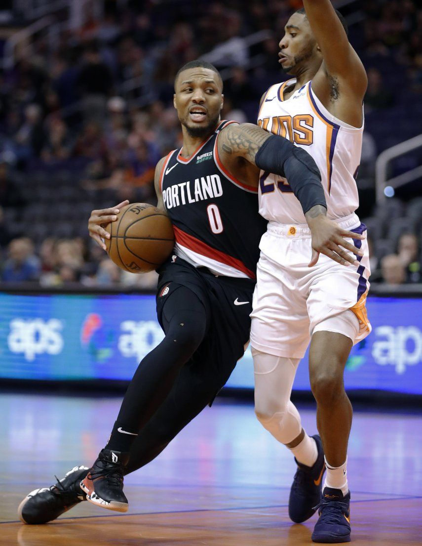 Lillard guía triunfo de los Blazers sobre los Suns, 120-106