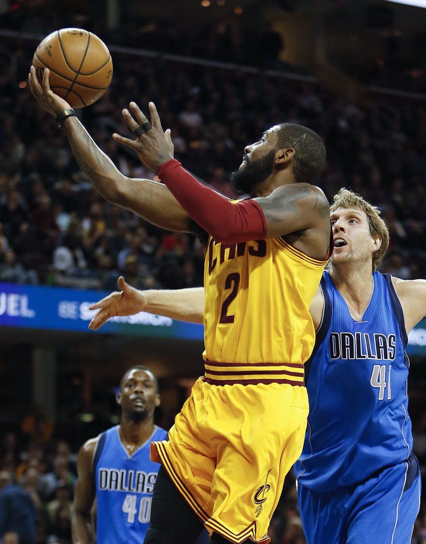 Love e Irving encabezan paliza de Cavaliers a Mavericks