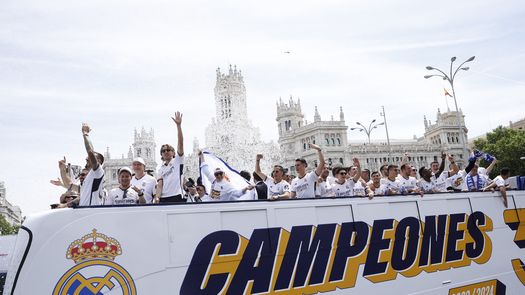 El Real Madrid celebró en Cibeles su Liga número 36